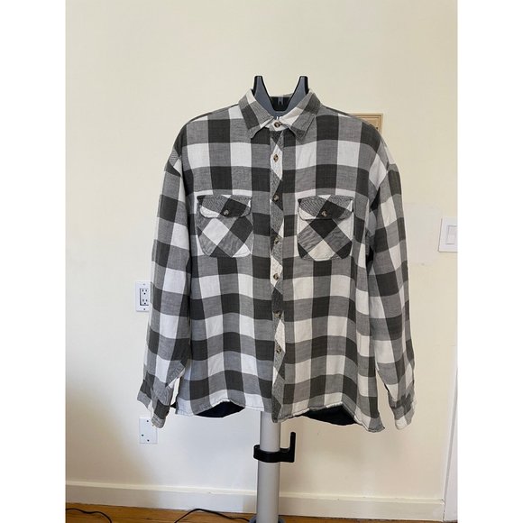 Men’s Buffalo Check Thermal Shirt XL - Picture 1 of 16
